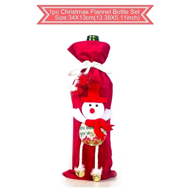Christmas Wine Bottle Cover