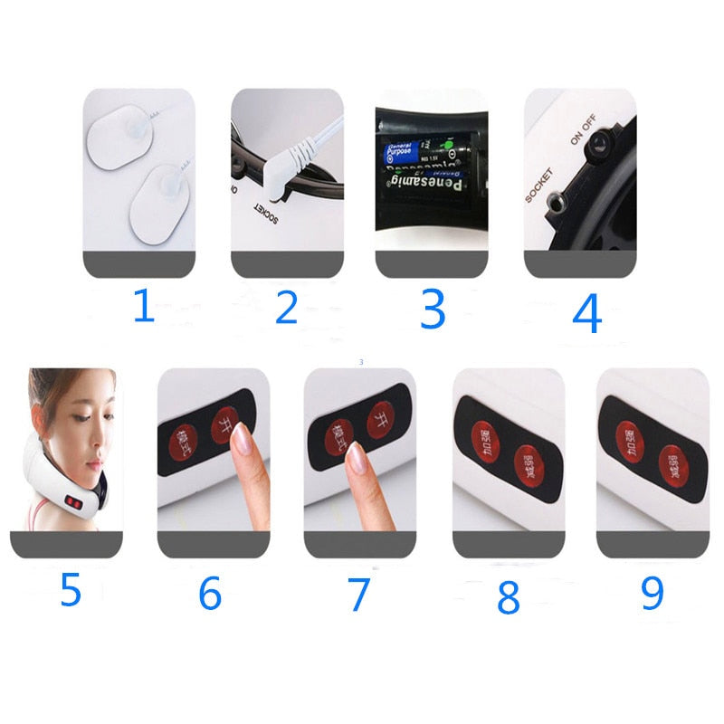 Electric Neck Massager For Pain Relief & Relaxation