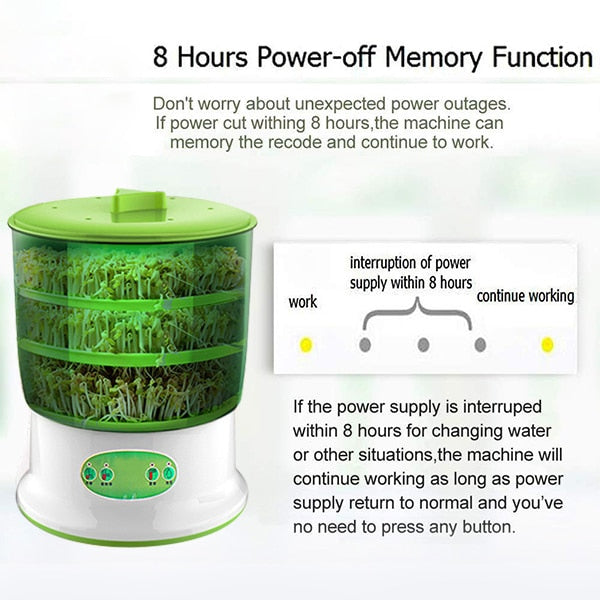 DIY Bean Automatic Sprouter Machine