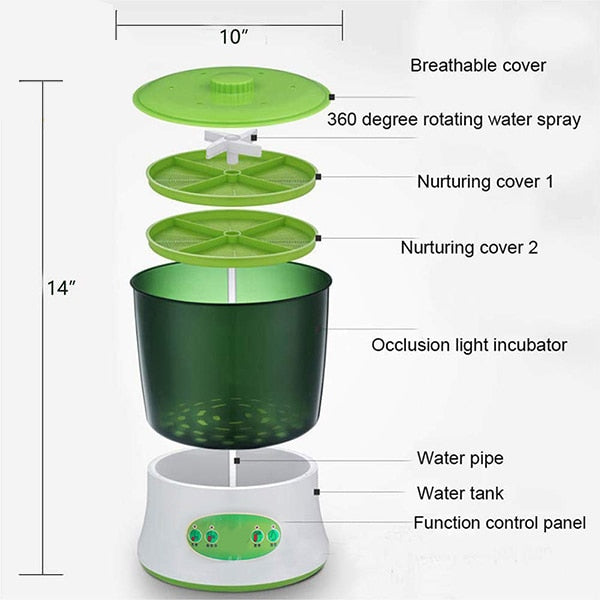 DIY Bean Automatic Sprouter Machine