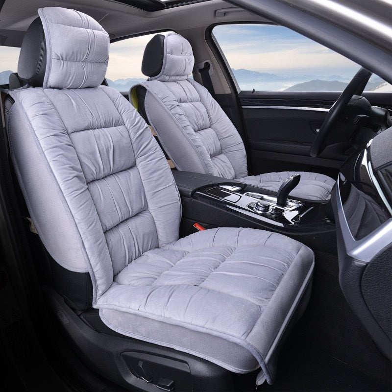 Winter Plush Faux Fur Car Seat Cover