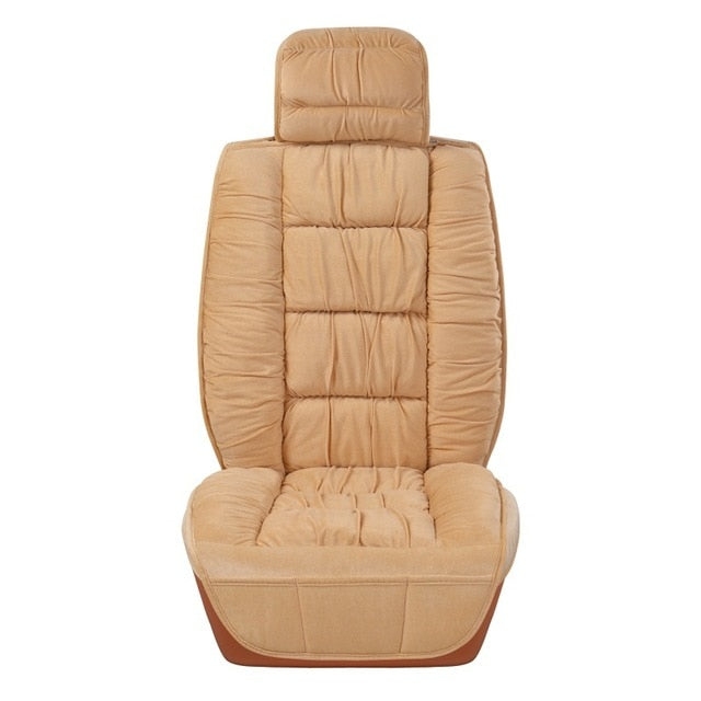 Winter Plush Faux Fur Car Seat Cover