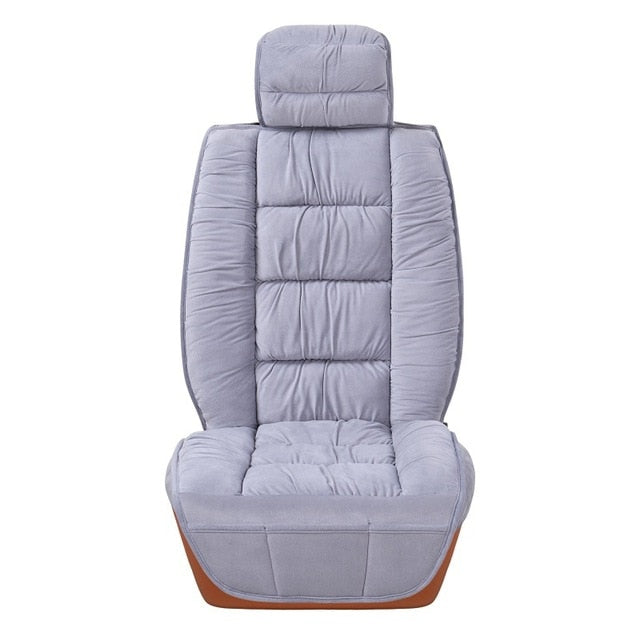 Winter Plush Faux Fur Car Seat Cover