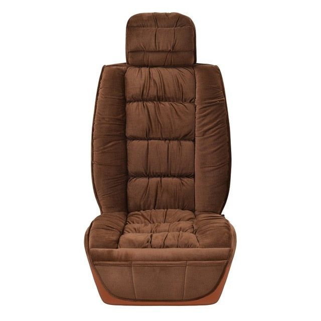 Winter Plush Faux Fur Car Seat Cover