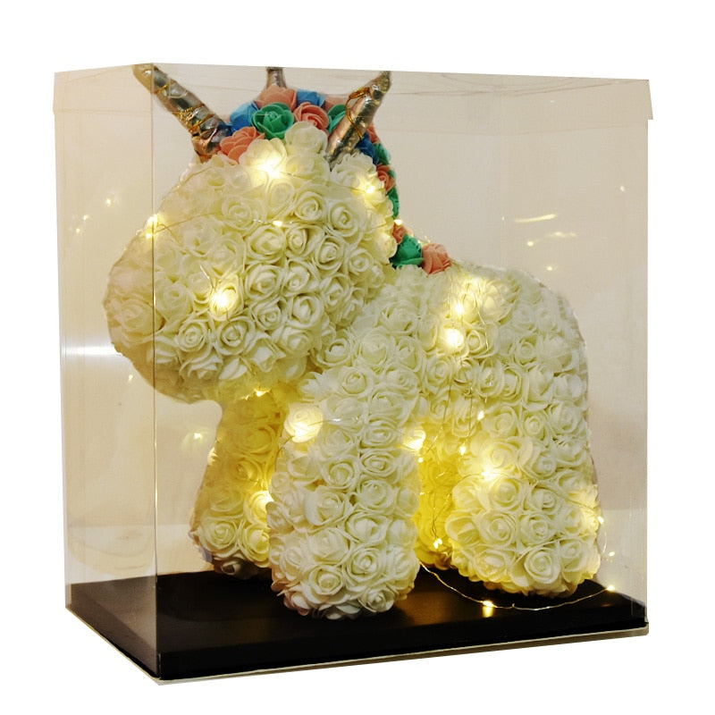 Rose Unicorn Gift For Valentines Day