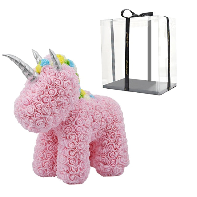 Rose Unicorn Gift For Valentines Day
