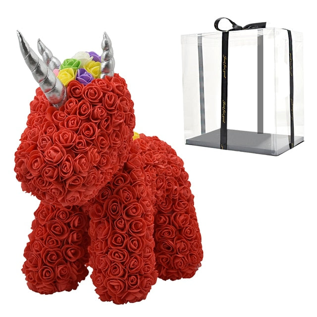 Rose Unicorn Gift For Valentines Day