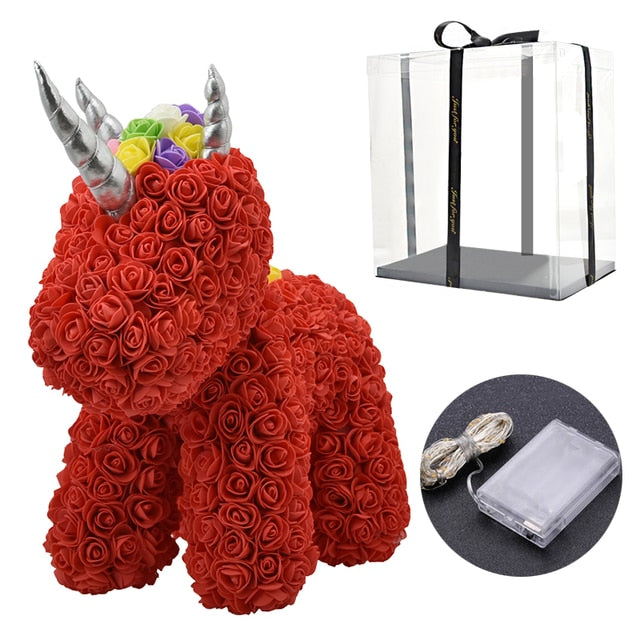 Rose Unicorn Gift For Valentines Day