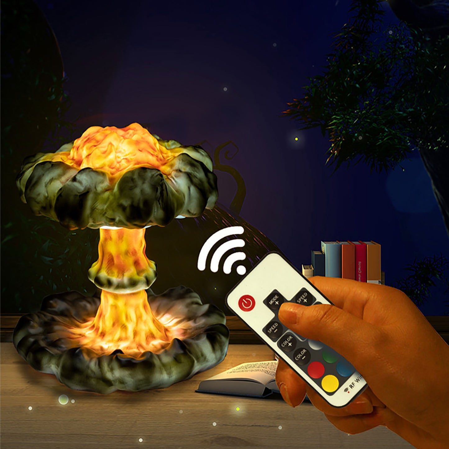 Nuclear Explosion Night Light Lamp