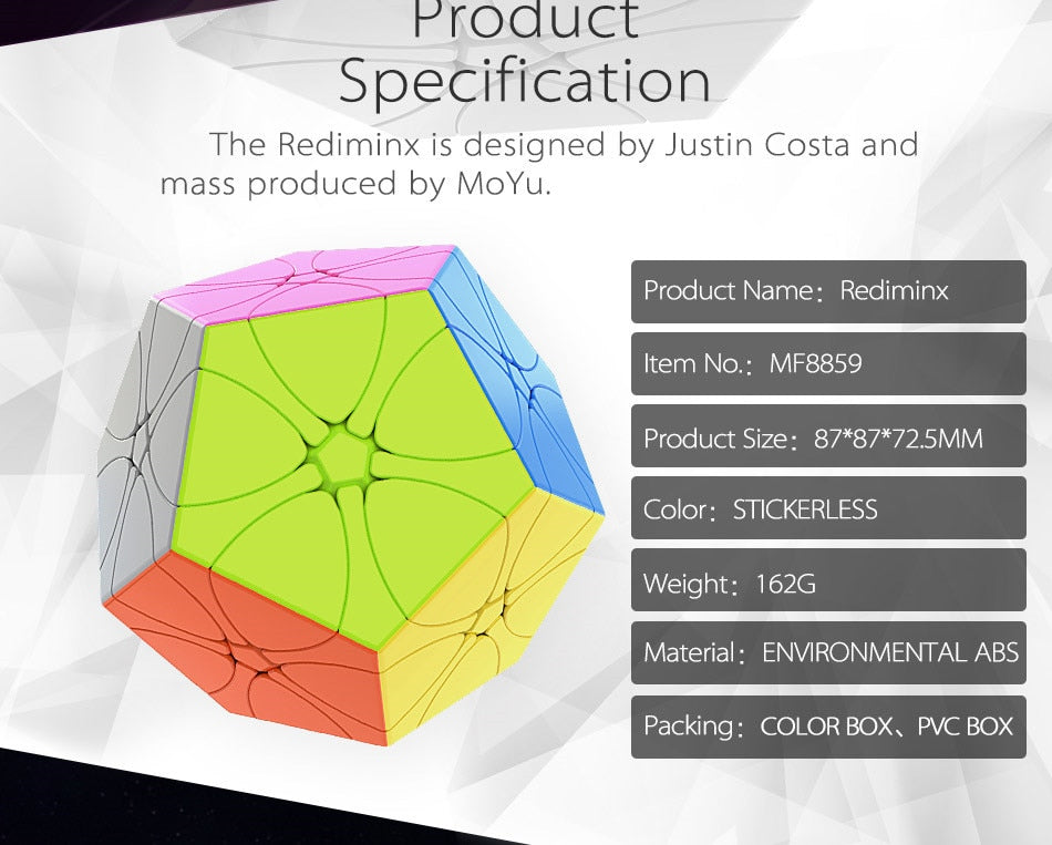 Moyu Cubing Classroom Rediminx Megaminx Stickerless Cube Puzzles
