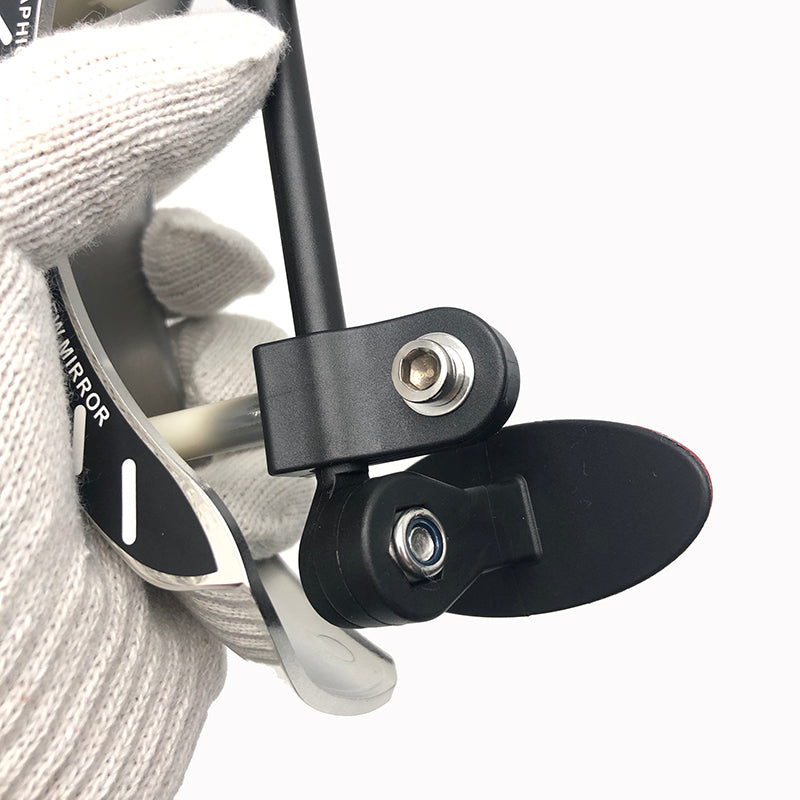 Motorcycle Windscreen 180+ Degree Blind Spot Mirror Wide Angle Rearview Mirrors