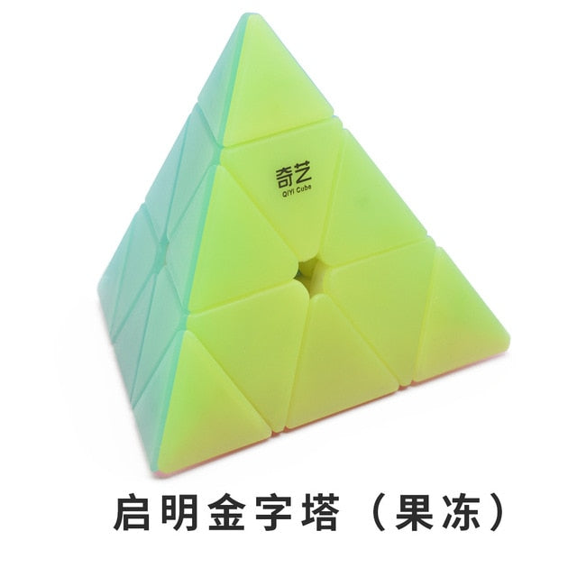 Qiyi Jelly Color Neo Magic Cube Transparent Cube Puzzle Finger Toys Professional Speed Cubes