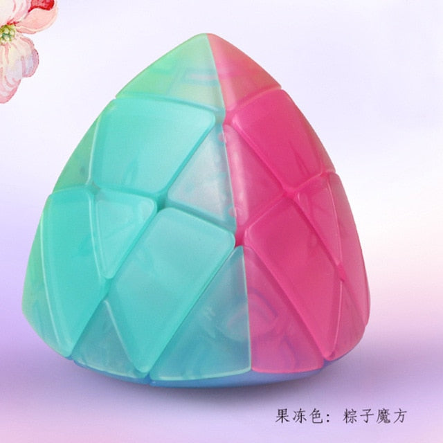 Qiyi Jelly Color Neo Magic Cube Transparent Cube Puzzle Finger Toys Professional Speed Cubes