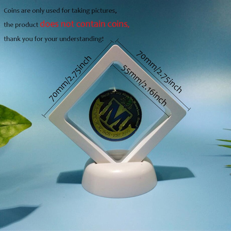 Dogecoin Silver & Gold Plated Metal Coin