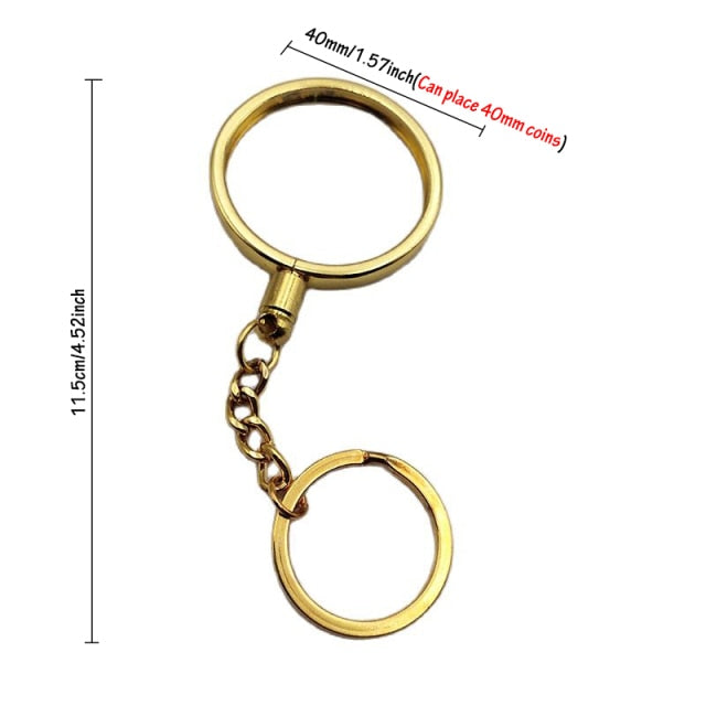 Dogecoin Silver & Gold Plated Metal Coin