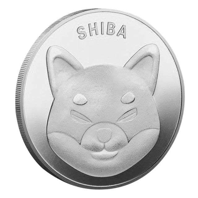 Shiba Inu Physical Gold Plated Coin (Metal)