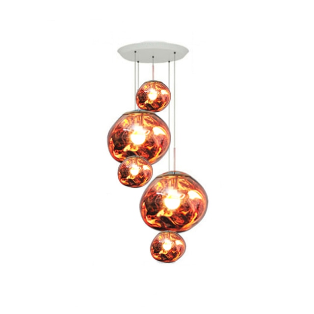 Nordic Luxury LED PVC Lava Pendant Lights For Home
