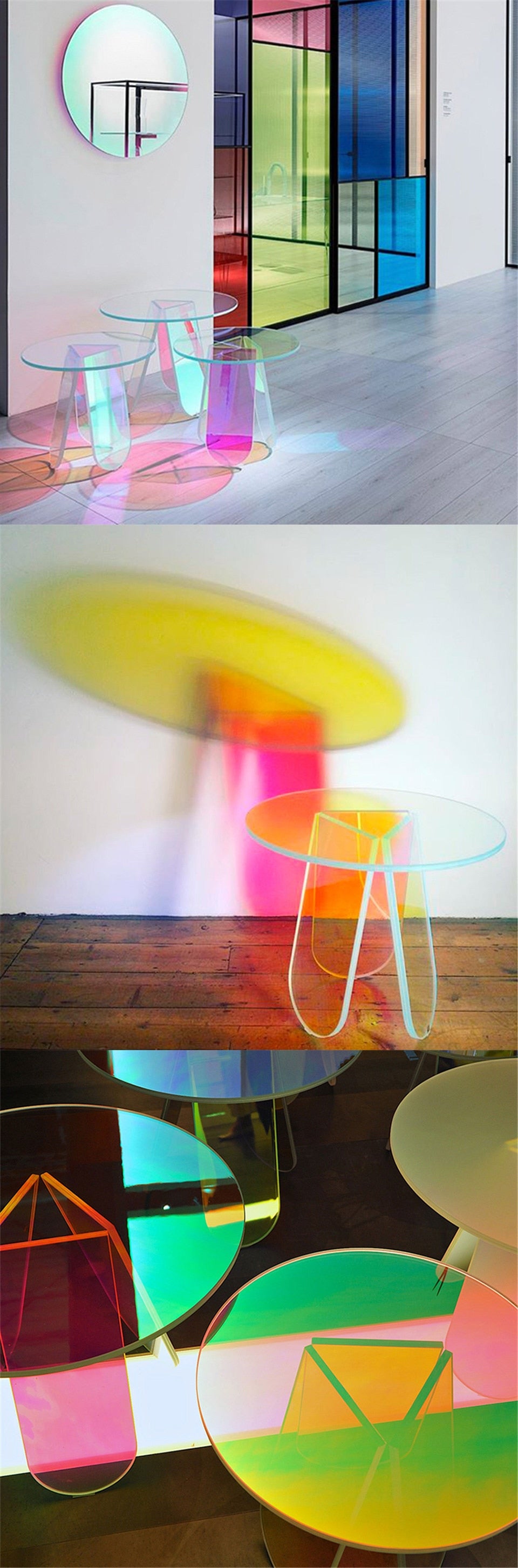 Nordic Luxury Transparent Acrylic Table