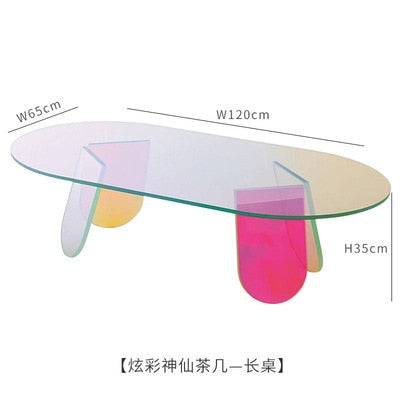 Nordic Luxury Transparent Acrylic Table