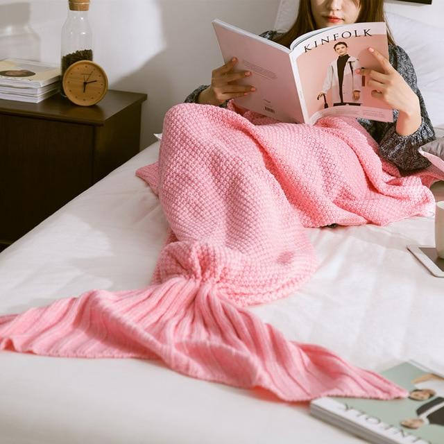 Hot Handmade Mermaid Blanket - Perfenq
