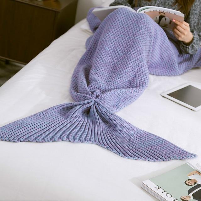 Hot Handmade Mermaid Blanket - Perfenq