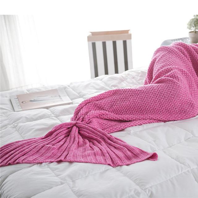 Hot Handmade Mermaid Blanket - Perfenq