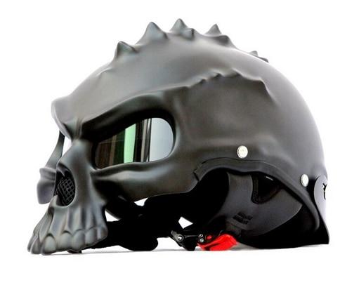 Skull Motorcycle Helmet - Perfenq