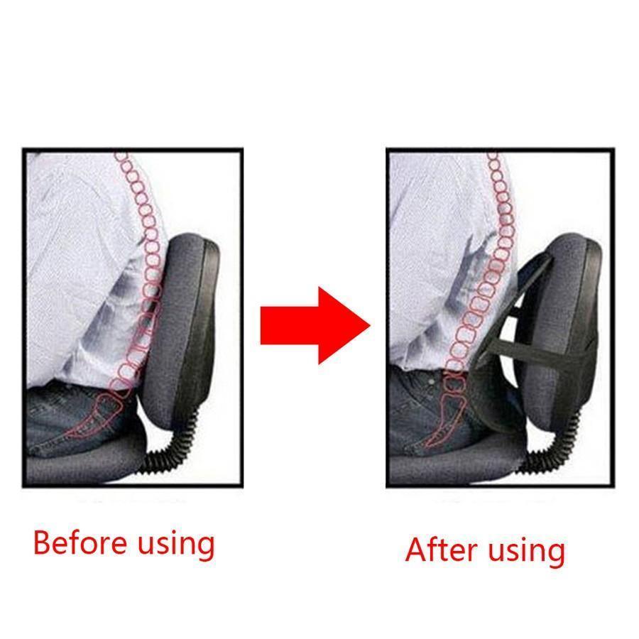 Portable Lumbar Support for Office Chair / Car Seat - Perfenq
