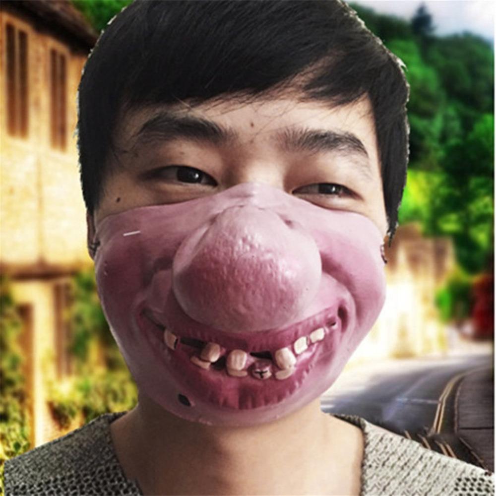 Halloween BIG Fat Nose Face Mask - Perfenq
