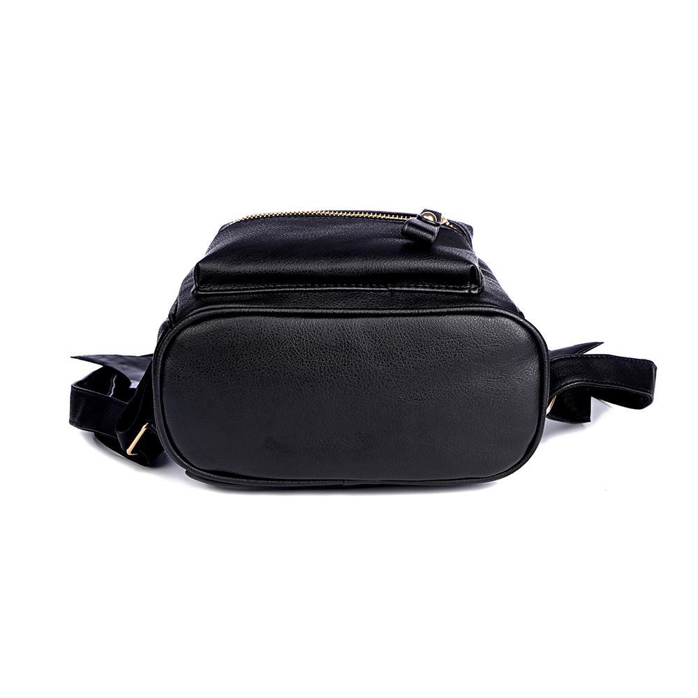 Bat Wings Backpack - Small Black Purse - Perfenq