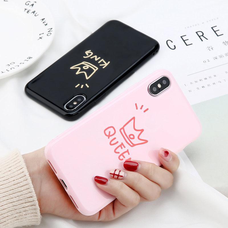 King Queen iPhone Case for Couples (All iPhones) - Perfenq