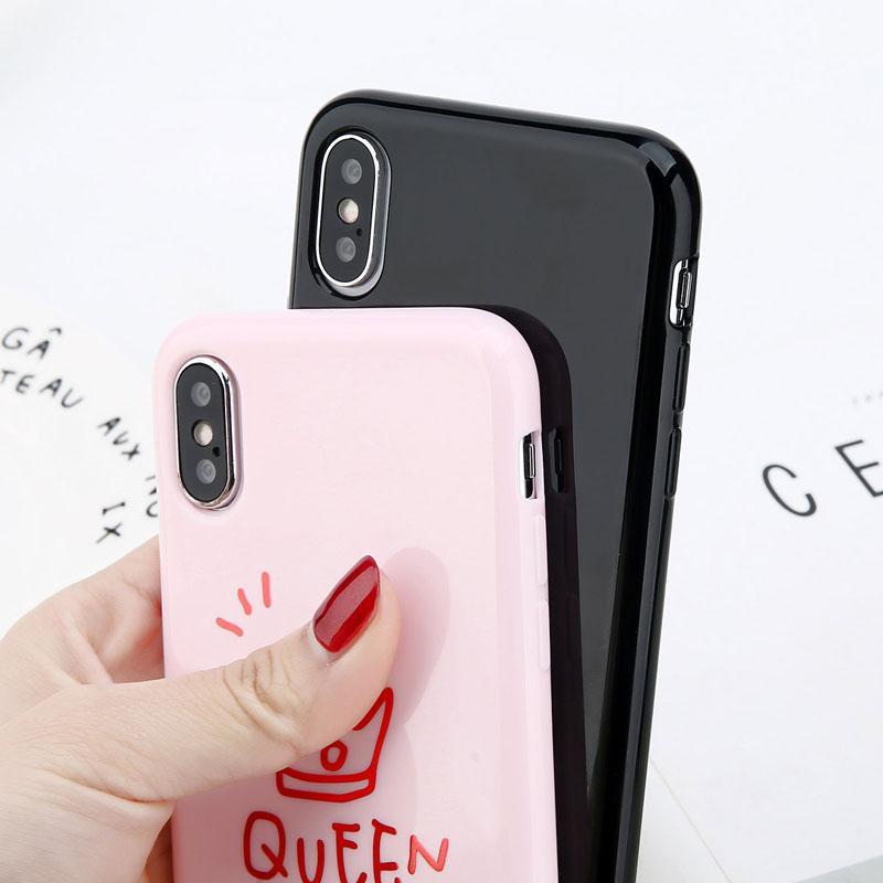 King Queen iPhone Case for Couples (All iPhones) - Perfenq