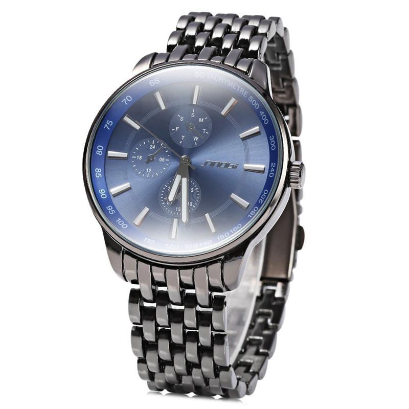 Full Steel Waterproof Wrist Watch for men - Perfenq