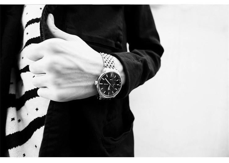 Full Steel Waterproof Wrist Watch for men - Perfenq