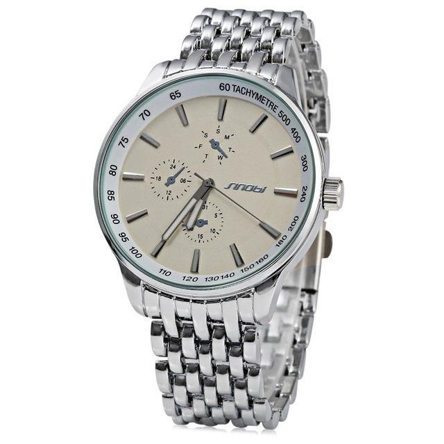 Full Steel Waterproof Wrist Watch for men - Perfenq