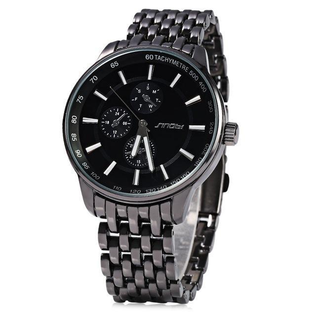 Full Steel Waterproof Wrist Watch for men - Perfenq