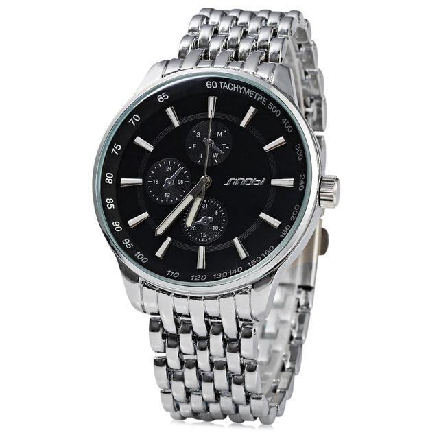 Full Steel Waterproof Wrist Watch for men - Perfenq