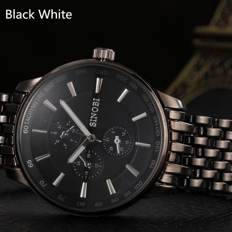 Full Steel Waterproof Wrist Watch for men - Perfenq