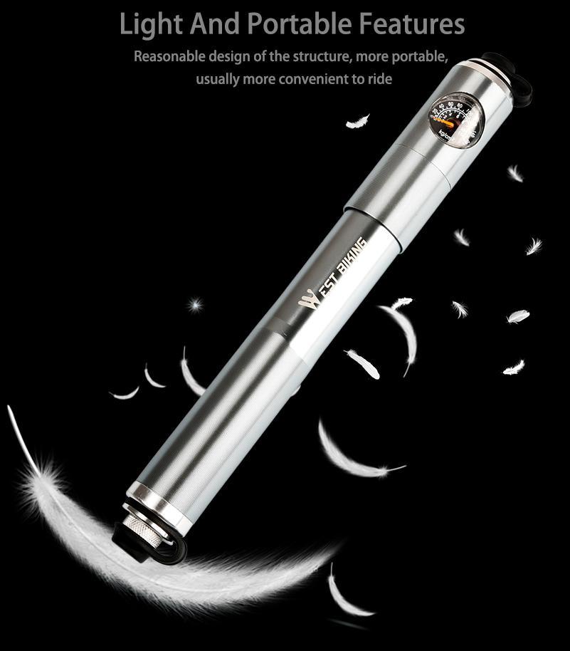 Multi-Purpose Mini Portable Bike Pump - Perfenq