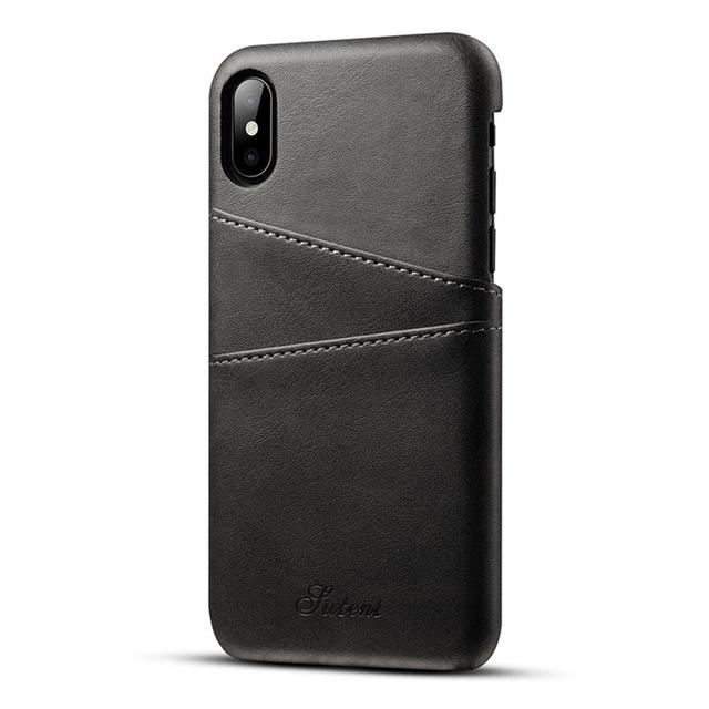 iPhone XS, XS Max & XR Slim PU Leather Case (Now for all iPhones) - Perfenq
