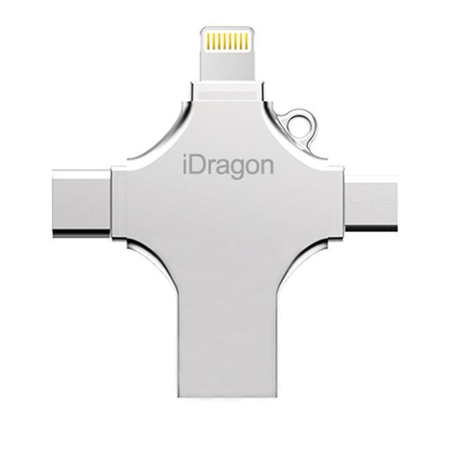 4 in 1 USB Drive for All Devices (iOS, Android, Windows, MAC, Linux) - Perfenq