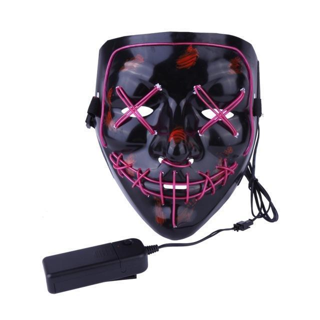 Universal Halloween LED Light Masks (HOT) - Perfenq