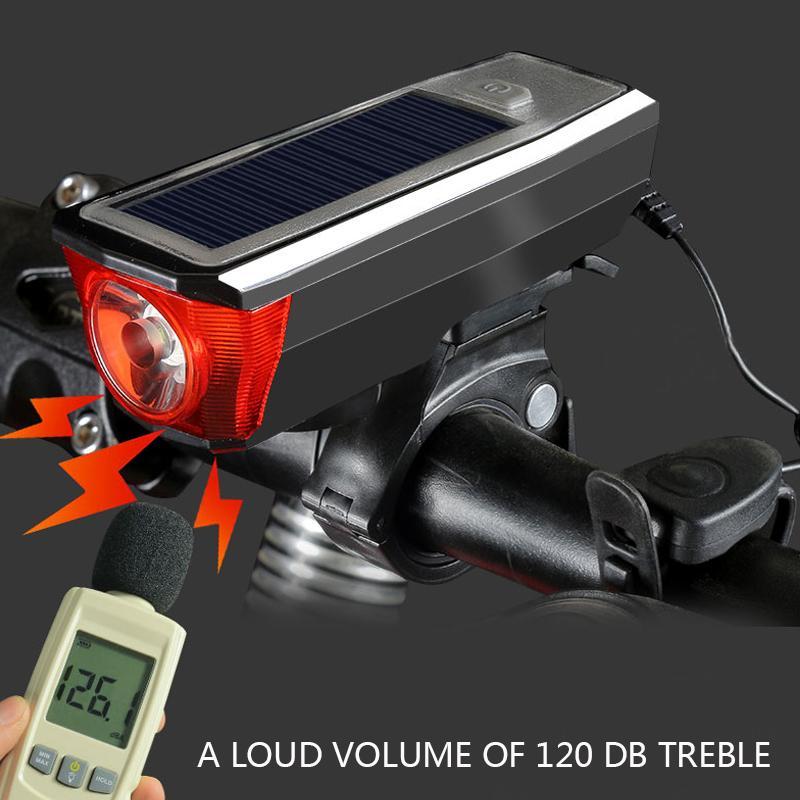 Multi-Function Solar Power Bike Light - Perfenq