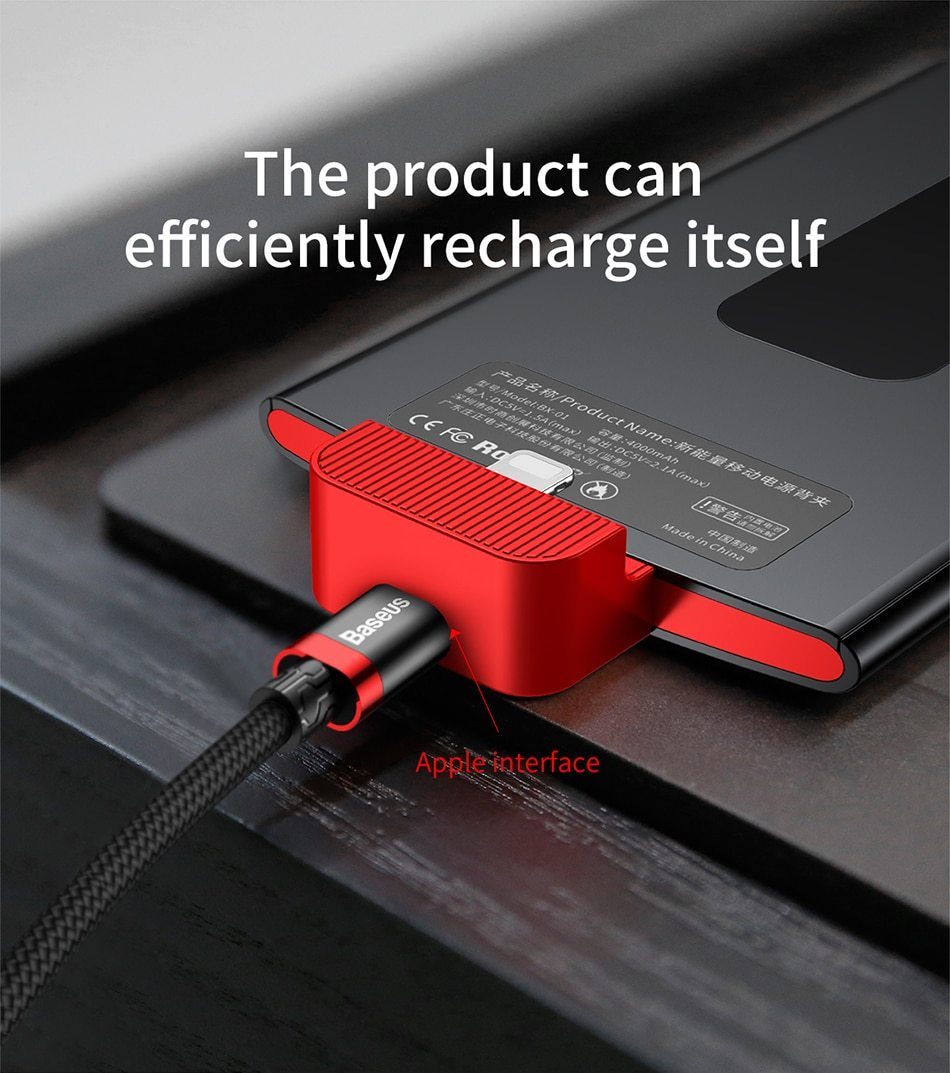 iPhone Backpack - Ultra Sleek Battery Case (4000 mAh) - Perfenq