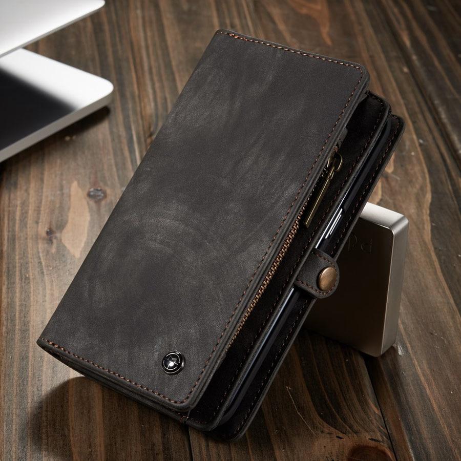 All in One Wallet Case for Samsung Galaxy S9 / S9 Plus / S8 / S8 Plus / Note 8 / S7 / S7 Edge - Perfenq