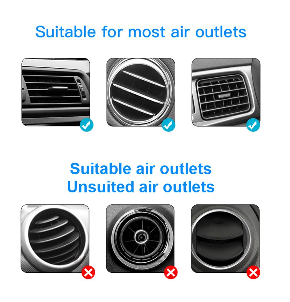 Qi Fast Wireless Charging Car Mount (Sale ending today) - Perfenq