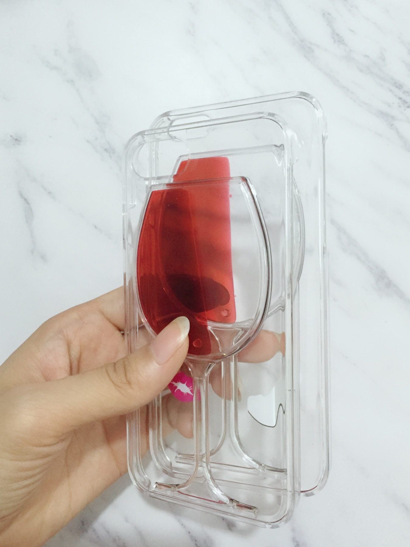 Hot 3D Red Wine Case for iPhones - Perfenq
