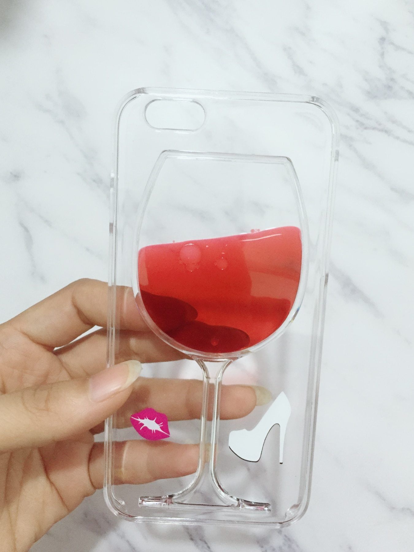 Hot 3D Red Wine Case for iPhones - Perfenq