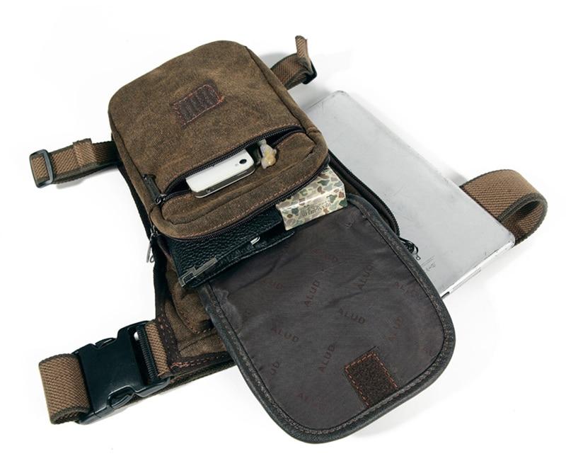 Multi-Purpose Canvas Motorcycle Leg Bag - Perfenq
