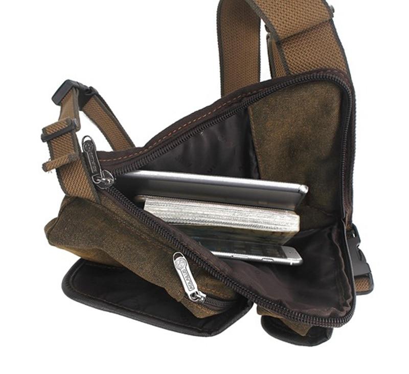 Multi-Purpose Canvas Motorcycle Leg Bag - Perfenq